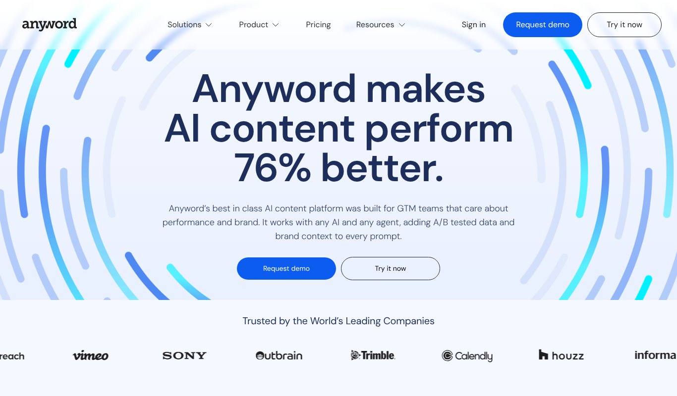 Anyword makes AI content perform 76% better