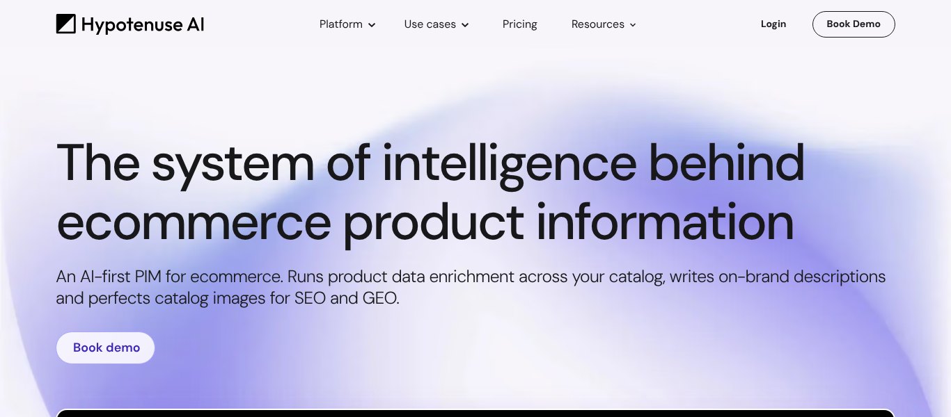 Hypotenuse AI, the system of intelligence behind ecommerce product information