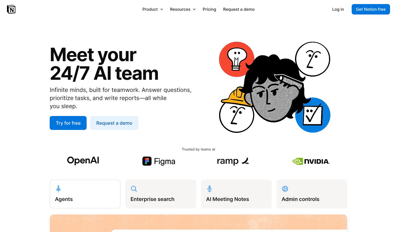 Notion AI, meet your 24/7 AI team