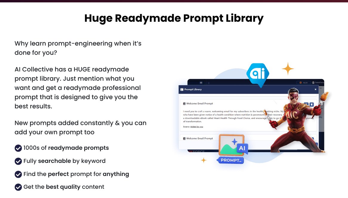 AI Collective prompt library with ready-made prompts